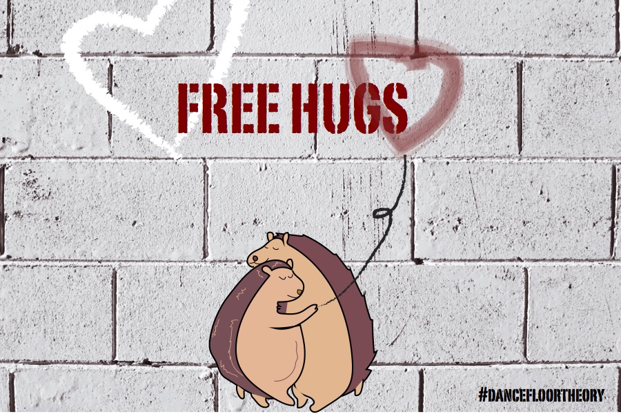 2017 Free Hugs postcard