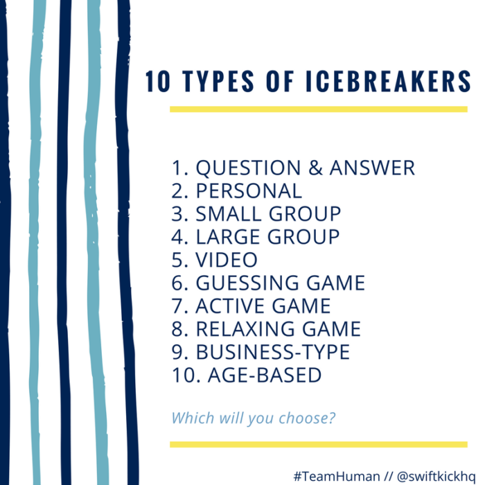 Top 10 Icebreaker Activities at Maegan Daniels blog