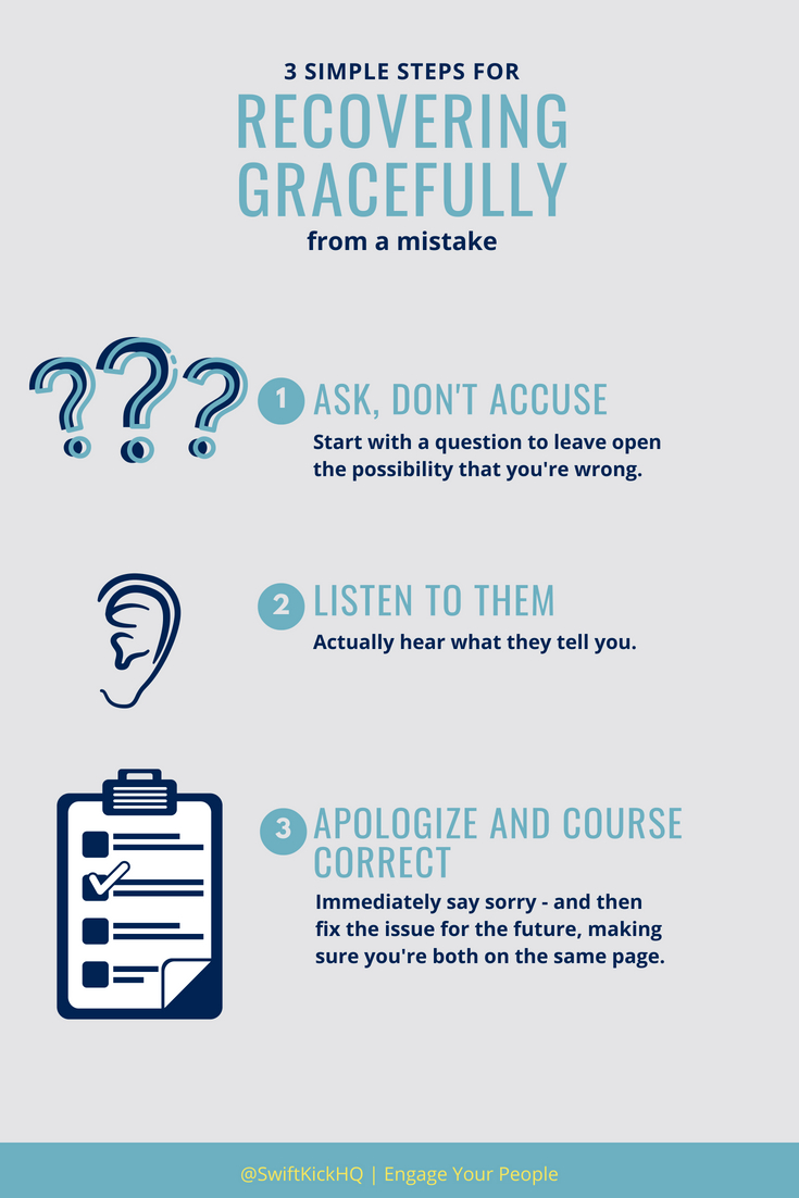 How to Recover From Making Mistakes at Work